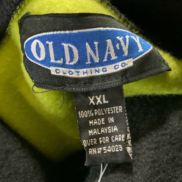 Old Navy Performance Fleece Jacket Womens XXL 1/4 Zip Pullover Neon Yellow NWT - Picture 5 of 6